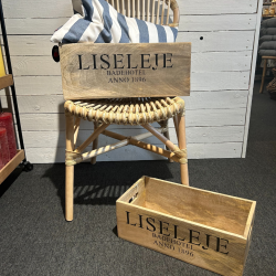 Trkasse m/tekst "Liseleje Badehotel" Mangotr 