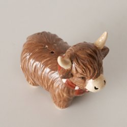 Salt &amp; Peber st Okser "Bente &amp; Bent" H: 9 L: 10 cm. Stentj