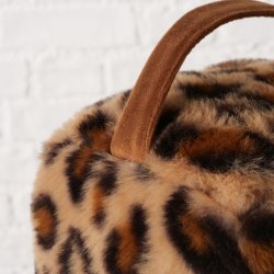 Drstopper m/Leopard plys &amp; Strop 15x15 cm. 