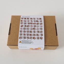 DIY Hobbyst Mathea Julepynt Stof, Snor, Snor / :5 stk., Garn Beige, Rd