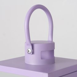 Lanterne lilla Jernpulverlakeret Lille: 11x17,5 cm/Stor: 14x23,5 cm