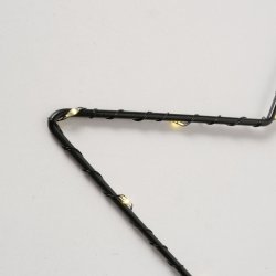 LED Batteri Stjerne B: 29,5 D: 1,8 cm Sort Metal 