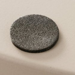 Rund Metal Bakke pulver lakeret Sand : 51 cm. 