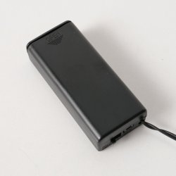 LED Batteri Stjerne B: 48 D: 1,8 cm Sort Metal 