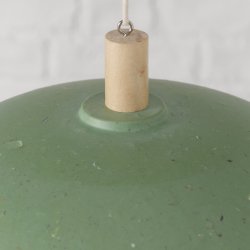 Rundt Fuglefoderhus til ophng H: 26 cm D: 21 cm Plast/Tr/Bambus Grn