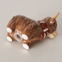 Salt &amp; Peber st Okser "Bente &amp; Bent" H: 9 L: 10 cm. Stentj