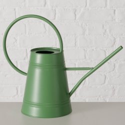 Vandkande i metal sort/gr�n/hvid L:38 B:16 H:29,5 cm V:2.200ml