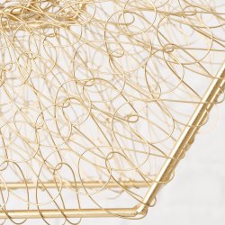 Dekorations Stjerne "Guld" H: 89 B: 94 D: 11 cm. Jern