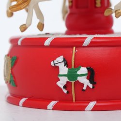 Jule Spilledse Polyresin LED H: 17 D: 10 cm Beige, Grn, Rd, Hvid Leveres Assorteret