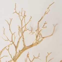 Dekorations Gren H: 98 cm. Guld