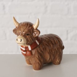 Salt &amp; Peber st Okser "Bente &amp; Bent" H: 9 L: 10 cm. Stentj