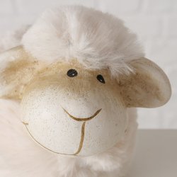 F�r figur i keramik Hvid B:7 H:10 cm leveres assorteret 