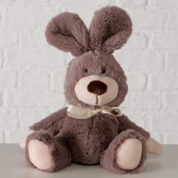 Kanin Krammedyr m/sljfe H: 24 cm. - Flere Farver