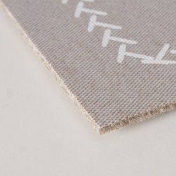 D�kserviet med kanin brun/hvid Bomuld, polyester 45x35x3cm