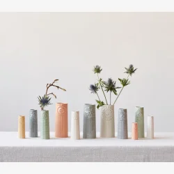 Dottir - Vase Pipanella Lines medium Mrkebl