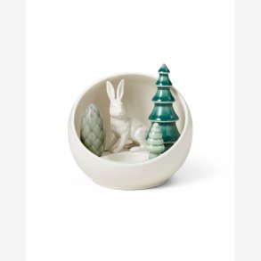 Dottir - Fyrfadsstage Winter Stories Hare Votive Ball D14cm.