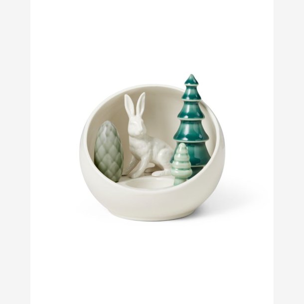 Dottir - Fyrfadsstage Winter Stories Hare Votive Ball D14cm.