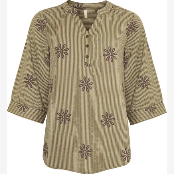 Ofelia - Ella Bluse - Army Kombi