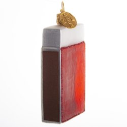 Brink Nordic - Juletrs Ophng Julekugle Tndstikske m/Tordenskjold 6 cm. Glas 