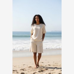 Ofelia - Freja Shorts Sand Kombi