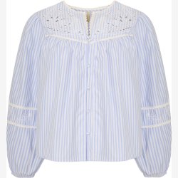 Ofelia - Frida Skjorte - Blue Combi