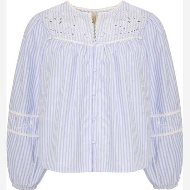 Ofelia - Frida Skjorte - Blue Combi