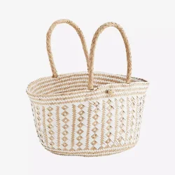 Madam Stoltz Strandtaske i sgrs