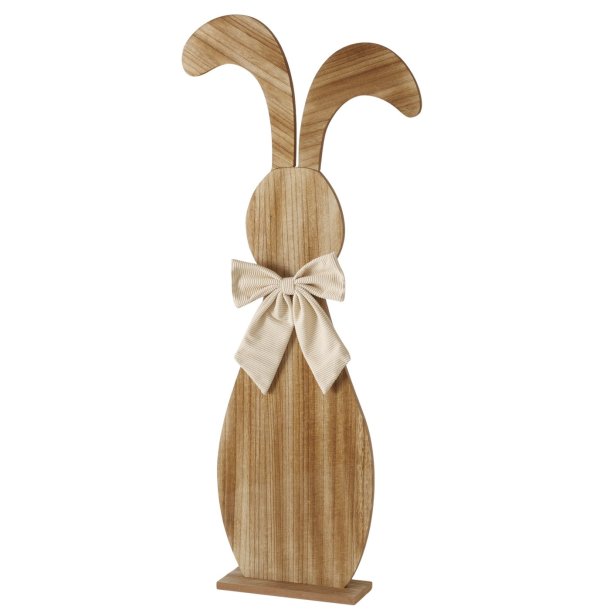 Kanin tr�figur med sl�jfe Slash fyr, MDF, polyester D:39 B:9 H:90 cm