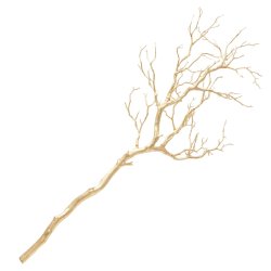 Dekorations Gren H: 98 cm. Guld