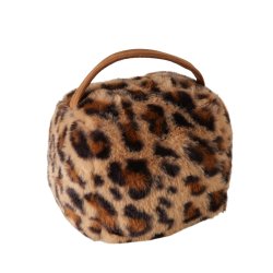Drstopper m/Leopard plys &amp; Strop 15x15 cm. 