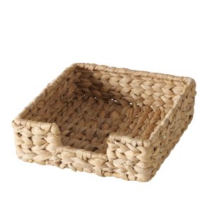 Servietholder Naturlig Jernpulverbelagt, vandhyacint 22x22x7 cm