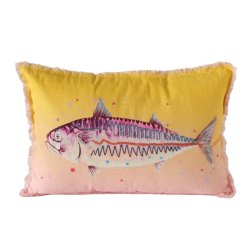 Boltze - Fiske Pude - Multi Farvet 