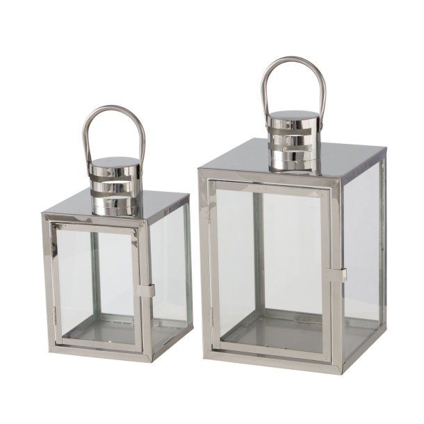 My Cozy House - Lanterne "S�lv/St�l" m/hank - Flere St�rrelser