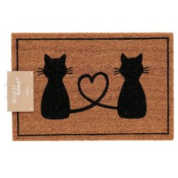 Drmtte m/Katte 60x40cm. Kokos Fibre/PVC