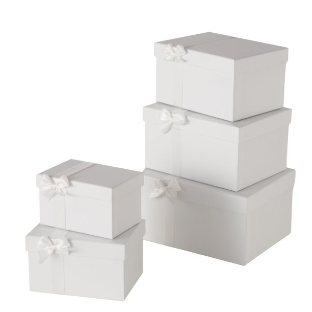 Gave�ske Hvid med sl�jfe - flere st�rrelser