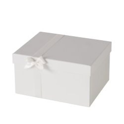 Gave�ske Hvid med sl�jfe - flere st�rrelser