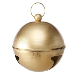 Jule Bjlde Rund m/ophng Guld - Flere Strrelser