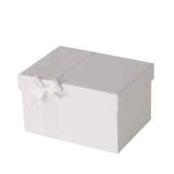 Gave�ske Hvid med sl�jfe - flere st�rrelser