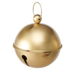 Jule Bjlde Rund m/ophng Guld - Flere Strrelser