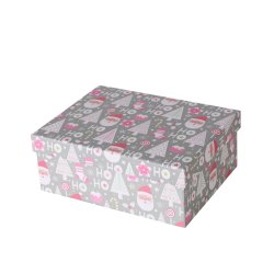 sker m/Ho Ho Ho Grn/Hvid Papir/Pap - Flere Strrelser