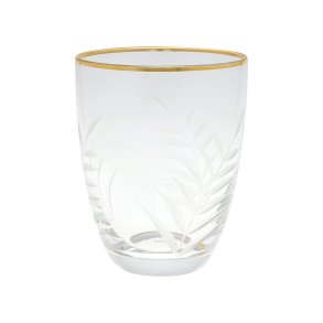 GreenGate vandglas m/guldkant