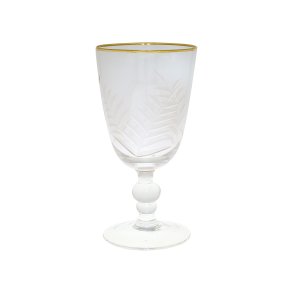 GreenGate rdvinsglas m/guldkant