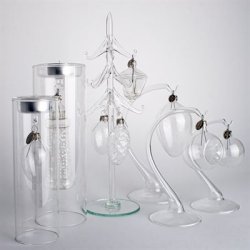 Brink Nordic Fyrfadsstage Glas t/dekoration H: 18 cm. 