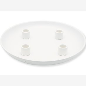 GreenGate adventsstage hvid keramik