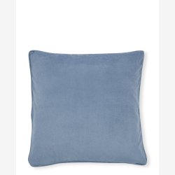 GreenGate velour pudebetrk m/struktur lysebl 50x50 cm.