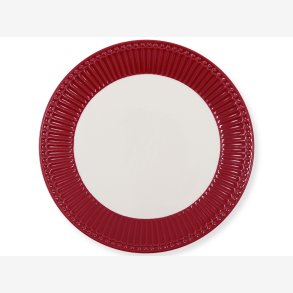 GreenGate Everyday Alice Frokosttallerken Bordeaux rd