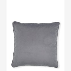 GreenGate velour pudebetrk m/struktur mrkegr 50x50 cm.