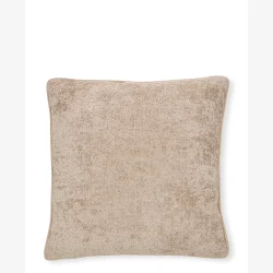 GreenGate velour pudebetrk m/struktur beige 50x50 cm.