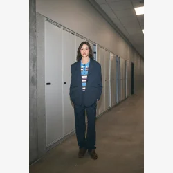 Humble - Pilou Blazer Bl�/gr� Kombi