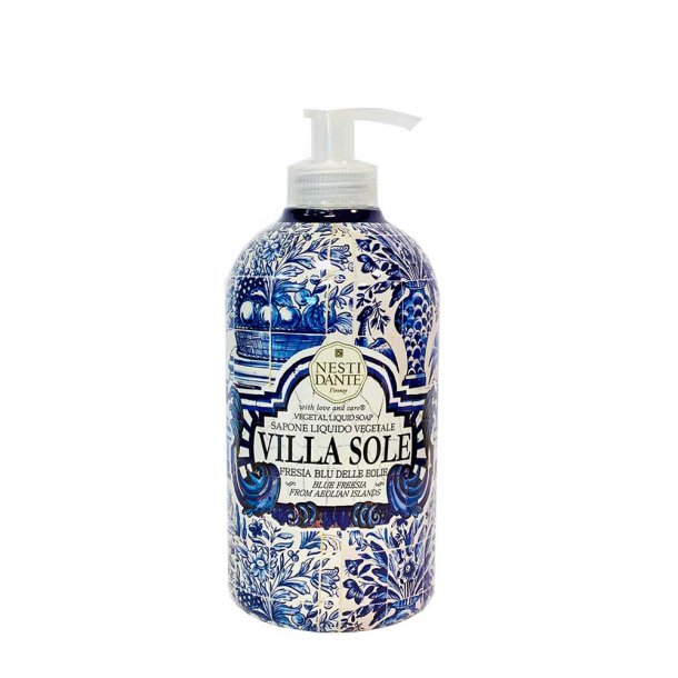 NESTI DANTE - VILLA SOLE Hand &amp; Body wash m/Fresia Blu Delle Eolie 500ml.